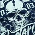 T-shirt Pretorian "No Mercy" - navy blue