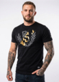 Koszulka Pretorian "PS Grey-Gold" - czarna
