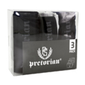 Underwear shorts Pretorian 3-pack - black/navy blue/grey