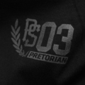 T-shirt Pretorian "Side" - black/black