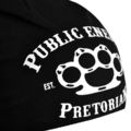 Beanie Pretorian "Public Enemy" - black