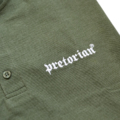 Koszulka polo Pretorian "Logo" wstawki - khaki