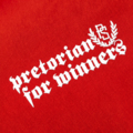 Koszulka Pretorian Ringer "For Winners" 3D - czerwona