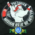 Rashguard short sleeve Pretorian "Brazilian Jiu Jitsu"