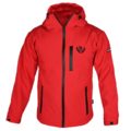 Softshell Jacket Pretorian "Black PS" - red