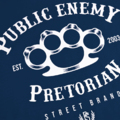 Koszulka Pretorian "Public Enemy" - granatowa