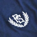 Koszulka polo Pretorian "PS" wstawki - granatowa