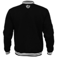 Sweat jacket baseball Pretorian "Logo" - black