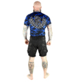 Rashguard short sleeve Pretorian "Blue Camo"