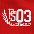 Sweatshirt Pretorian "Side" - red