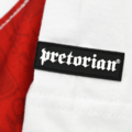 T-shirt Pretorian "Trouble Red Strap" - white