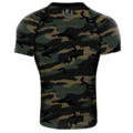 Rashguard short sleeve Pretorian "Woodland Camo"