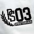 T-shirt Pretorian "Side" - white