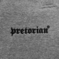 Spodnie dresowe Pretorian "Logo" szare - ściągacz