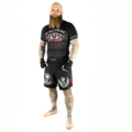 Rashguard short sleeve Pretorian "Public Enemy"