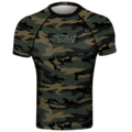 Rashguard short sleeve Pretorian "Woodland Camo"