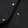 Sweat jacket baseball "Logo" - black/graphite