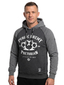 Bluza z kapturem Pretorian "Public Enemy" - grafitowa