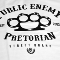 T-shirt Pretorian "Public Enemy" - white