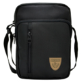 Shoulder bag Pretorian "Shield - Brown" - black