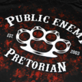 Rashguard short sleeve Pretorian "Public Enemy"