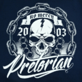 Bluza z kapturem Pretorian "No Mercy" - granatowa