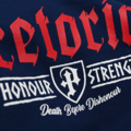 Bluza z kapturem Pretorian "Strength" - granatowa