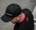 Czapka z daszkiem Pretorian "Logo White" - czarna