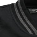 Sweat jacket baseball "Logo" - black/graphite