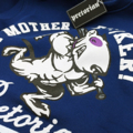 Sweatshirt Pretorian "Run motherf*:)ker!" - navy blue