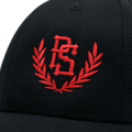 Czapka z daszkiem Pretorian "PS Red" - czarna