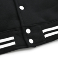 Sweat jacket baseball Pretorian "Logo" - black