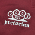 Sweatpants Pretorian "Public Enemy" burgundy - welt