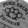 Czapka Pretorian "Public Enemy" - szara