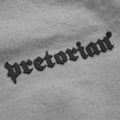 Spodenki bawełniane Pretorian "Logo" 3D - szare