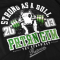 Koszulka Pretorian "Strong as a Bull!" - czarna