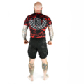 Rashguard short sleeve Pretorian "Red Camo"