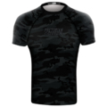 Rashguard short sleeve Pretorian "Black Camo"