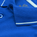 Koszulka polo Pretorian Line "P" 3D - niebieska
