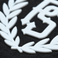 Koszulka Pretorian "PS 3D white" - czarna
