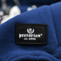 Hoodie Pretorian "Run motherf*:)ker!" - navy blue