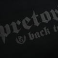 Hoodie Pretorian "Back to classic" - black/black