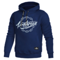 Hoodie Pretorian "No Mercy" - navy blue