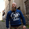 Sweatshirt Pretorian "Run motherf*:)ker!" - navy blue