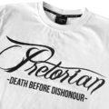T-shirt Pretorian "Death Before Dishonour" Classic - white