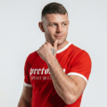 Koszulka Pretorian Ringer "Sport & Street" - czerwona