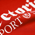 Koszulka Pretorian Ringer "Sport & Street" - czerwona