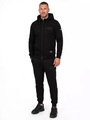 Bluza rozpinana z kapturem Pretorian "Logo 3D black" - czarna