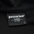 Polyester sweatshirt Pretorian "PS" - black