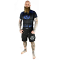 Rashguard short sleeve Pretorian "Blue Splash"